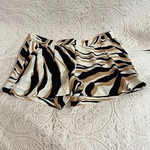 Loft animal print shorts, size‎ 2